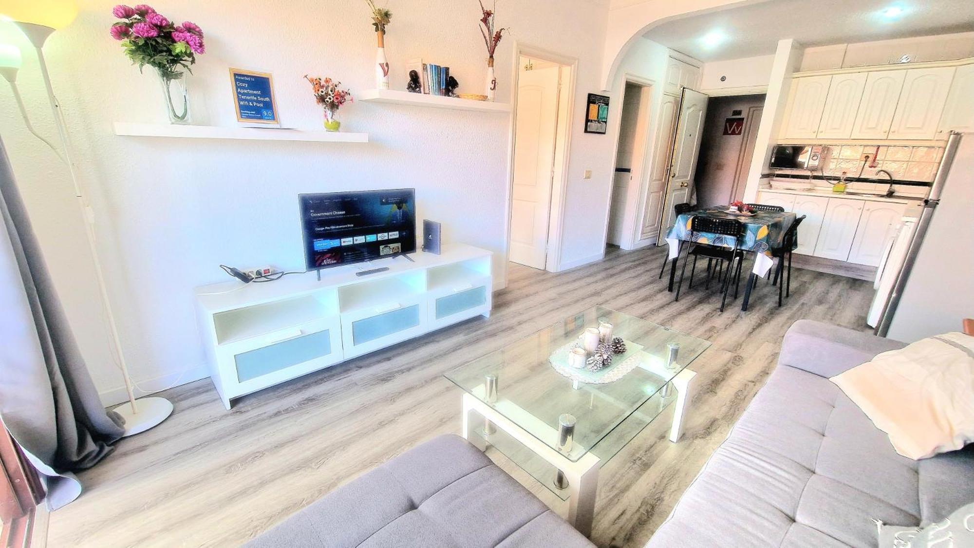 Cozy Apartment Tenerife South Wifi & Pool Costa Del Silencio Bagian luar foto